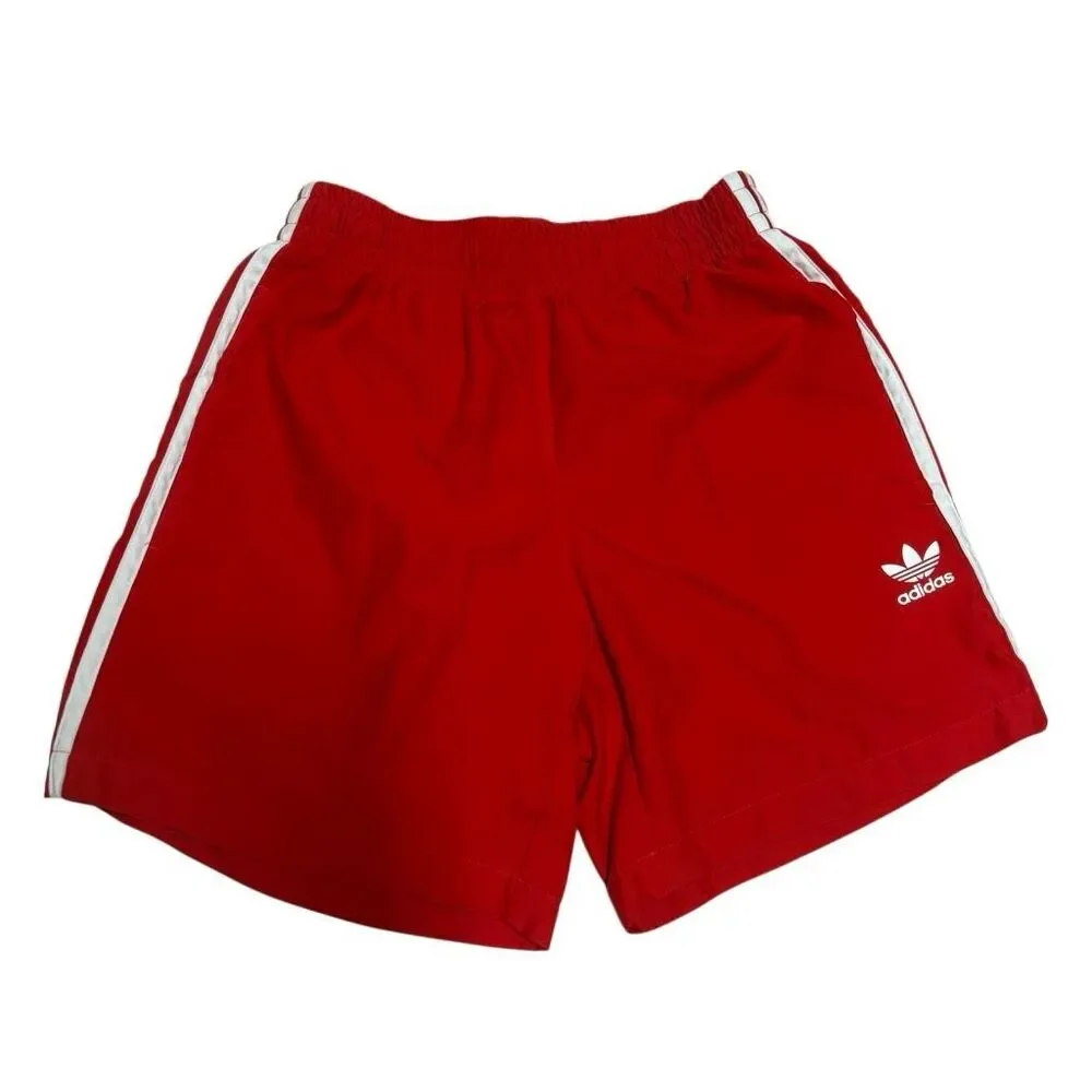 Adidas Size Small Trefoil Red Sprinter Shorts